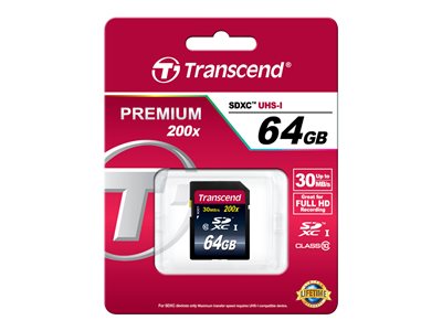 SD Card 64GB Transcend SDXC Class10 - TS64GSDXC10