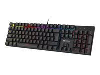 Sandberg Tastatur Mekanisk RGB Kabling Tysk