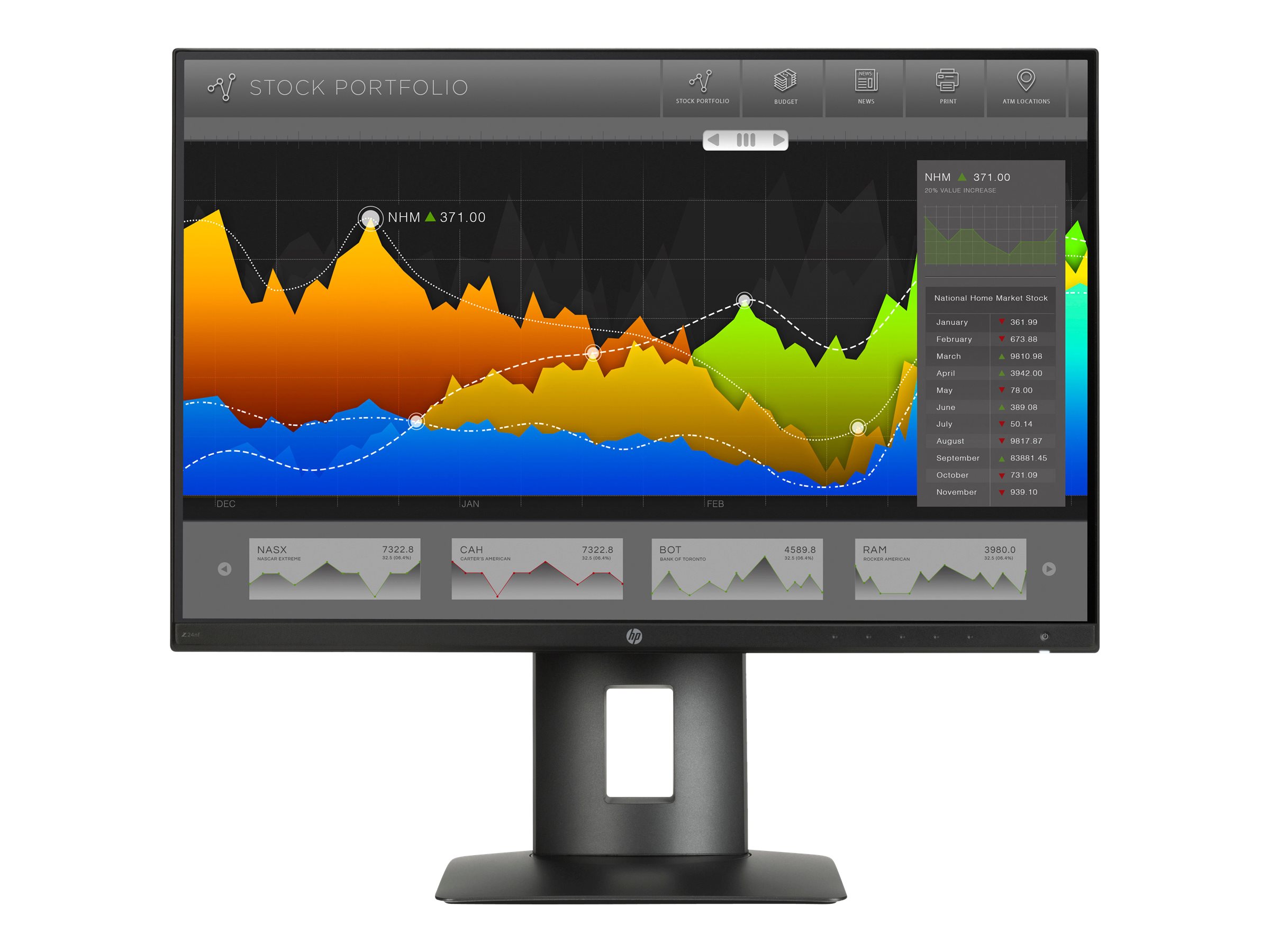 HP Z24nf - LED monitor