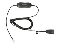 Jabra GN1200 CC - Cable para auriculares - Desconexión rápida enchufe a RJ-9 macho
