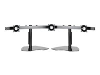 Chief Widescreen Triple Monitor Table Stand Desk Mount - Horizontal - Black