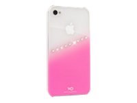 White Diamonds Crystal Case Sash Taske Pink Apple iPhone 4, 4S