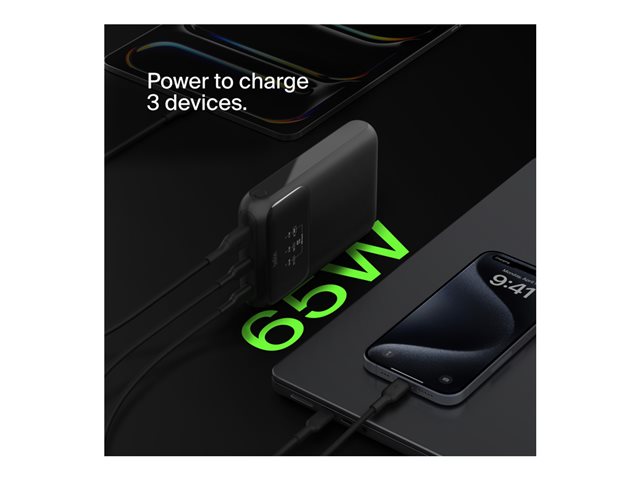 Belkin Batterie de secours pour laptop 65W 20K USB-C