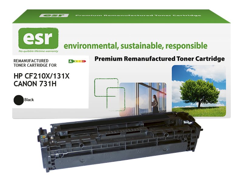 ESR Toner cartridge compatible with HP CF210X/Canon CRG-731HB black remanufactured 2.400 pages