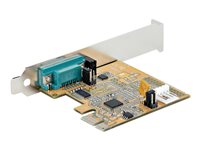 StarTech.com PCI Express Serial Card, PCIe to RS232 (DB9) Serial Interface Card, PC Serial Card with 16C1050 UART, Standard o
