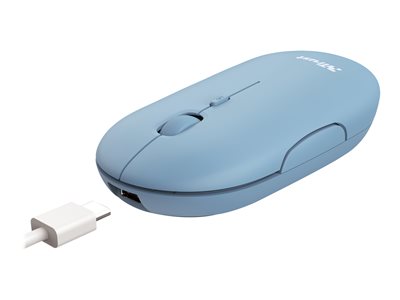 TRUST Souris sans fil PUCK Ultra-plate