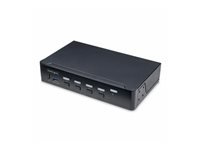 StarTech.com Switch KVM DisplayPort 4 Ports, Moniteur Unique 4K, 6x USB