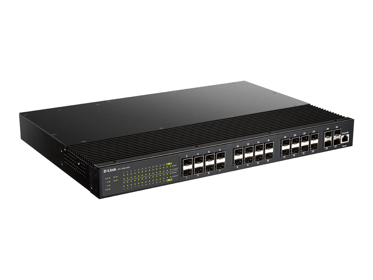 D-Link DIS 700G-28XS - přepínač - 24 porty - řízený - Lze montovat do rozvaděče – foto 2