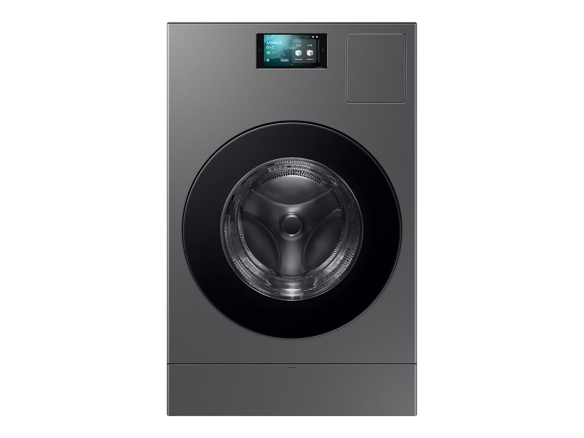 Samsung Wd18db8995bz Washer Dryer Front Loading Freestanding Dark Steel