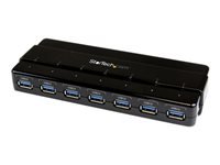 StarTech.com Hub SuperSpeed USB 3.0 avec 7 ports - Concentrateur USB 3.0 avec adaptateur d'alimentation - 1x USB B (F), 7x USB A (F)