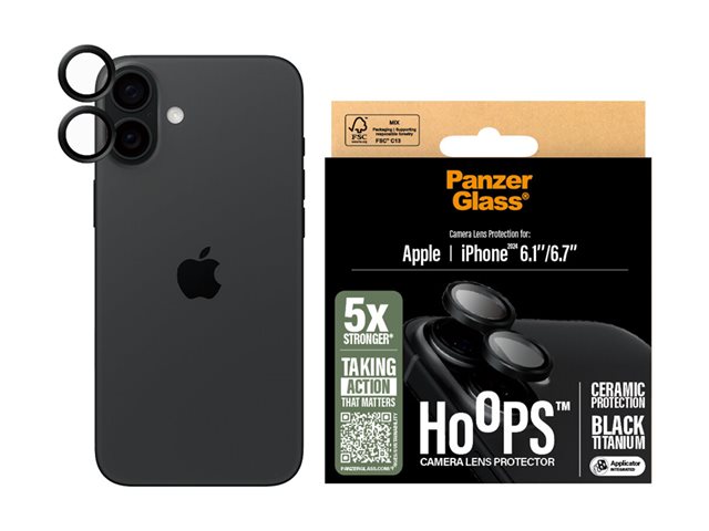 PanzerGlass HoOps Ceramic Apple iPhone 16/16 Plus černý titan – foto 4