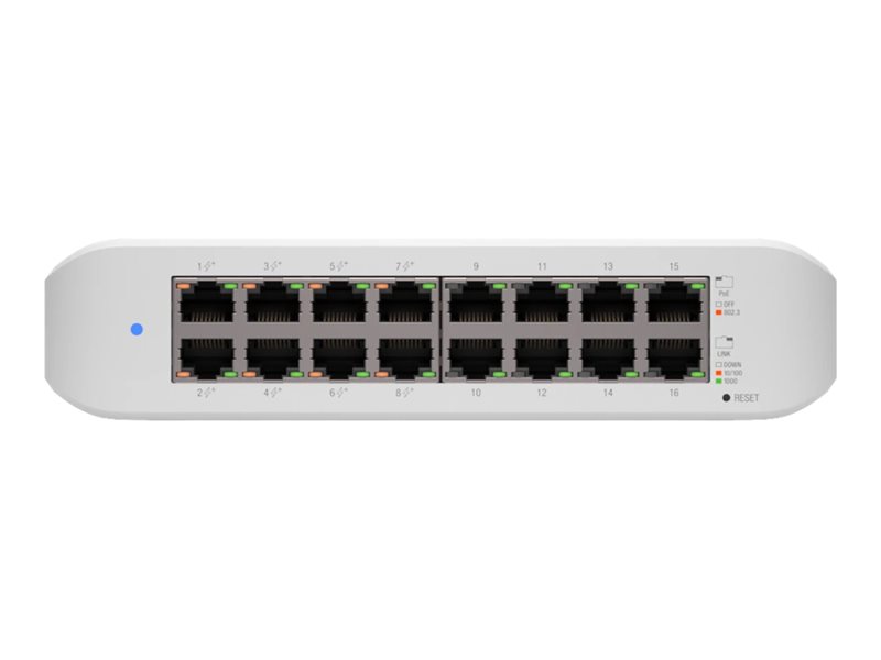 Ubiquiti UniFi Switch Lite USW-Lite-16-POE - commutateur - 16 ports - Gr