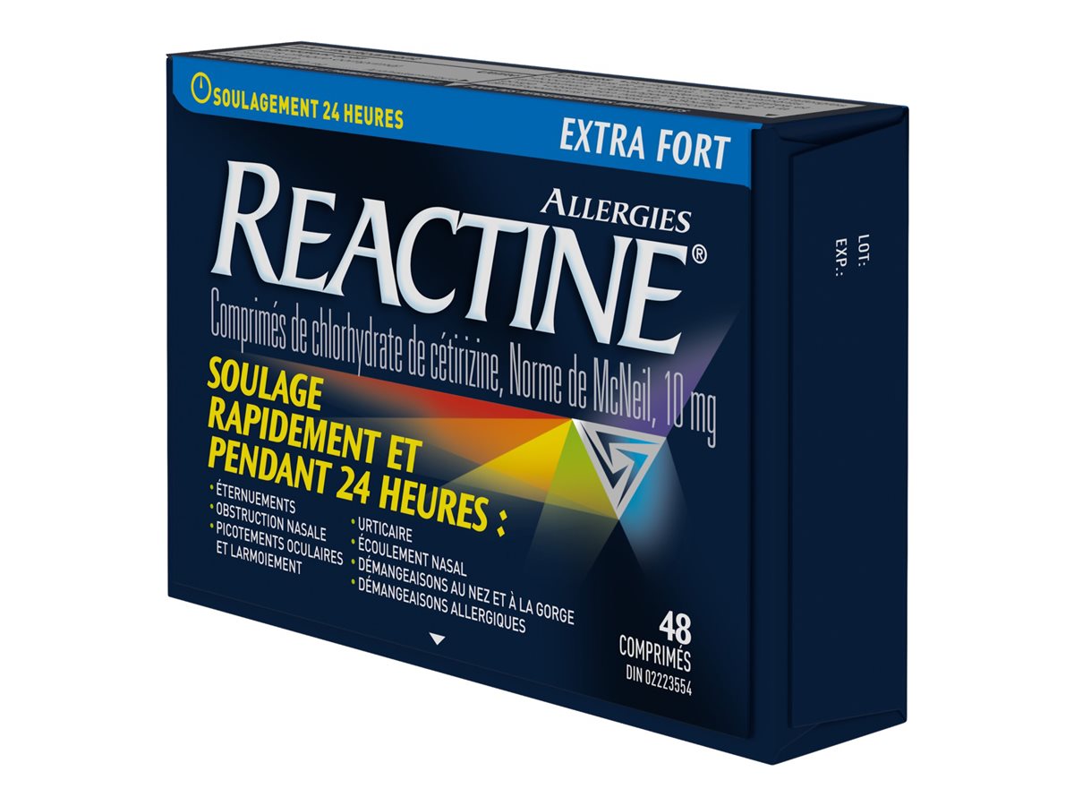 Reactine Allergy Extra Strength Cetirizine Hydrochloride Tablets - 10mg - 48's