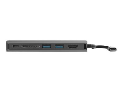 USB C Multiport Adapter, Portable USB-C Dock to 4K HDMI, 2-pt USB 3.0 Hub,  SD/SDHC, GbE, 60W PD Pass-Through - USB Type-C/Thunderbolt 3 - REPLACED BY