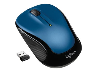 Logitech M325s Wireless Mouse, 2.4 GHz with USB Receiver, Blue