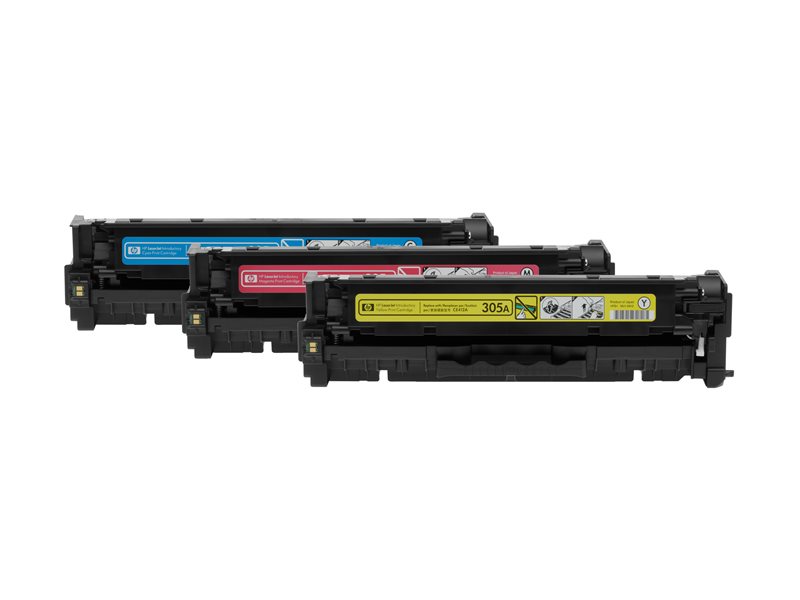 Cartouche Toner HP 125A Magenta Originale - Référence CB543A, Pour Imprimantes LaserJet Série CP1215, CM1312, Etc.