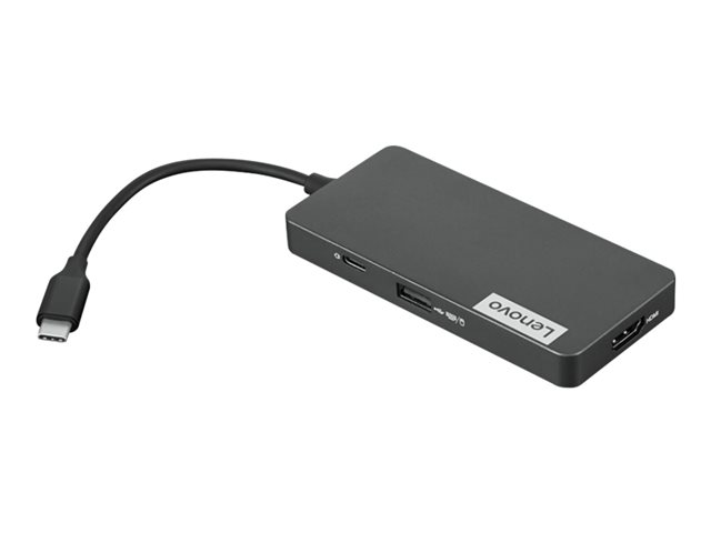 Image of Lenovo USB-C 7-in-1 Hub - docking station - USB-C - HDMI