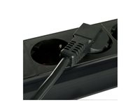 LINDY IEC Mains lead angled 2m