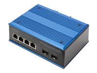 DIGITUS 4-porte Gigabit Ethernet PoE