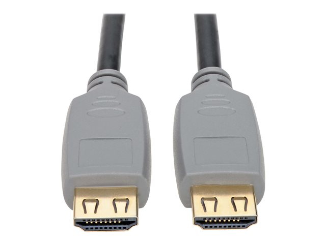 Tripp Lite High-Speed HDMI Cable with Gripping Connectors 4K 60 Hz 4:4:4 M/M Black 10ft