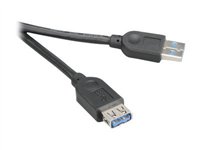 Akasa USB 3.0 USB forlængerkabel 1.5m Sort