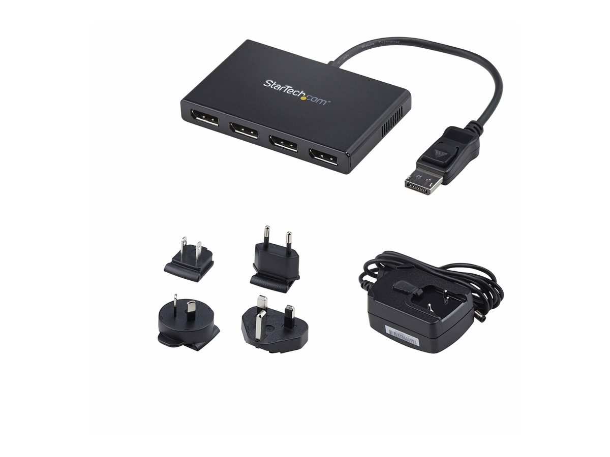 StarTech.com 4-Port Multi Monitor Adapter, DisplayPort 1.2 MST Hub, 4x 1080p, Video Splitter for Extended Desktop Mode on Windows PCs Only, DP to Quad DP Monitors MST Hub - DP Multi Stream Transport Hub (MSTDP124DP) - separátor video - 4 porty – foto 6