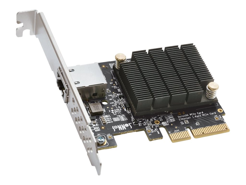 An image of Sonnet Solo10G - network adapter - PCIe 3.0 x4 - 10Gb Ethernet x 1