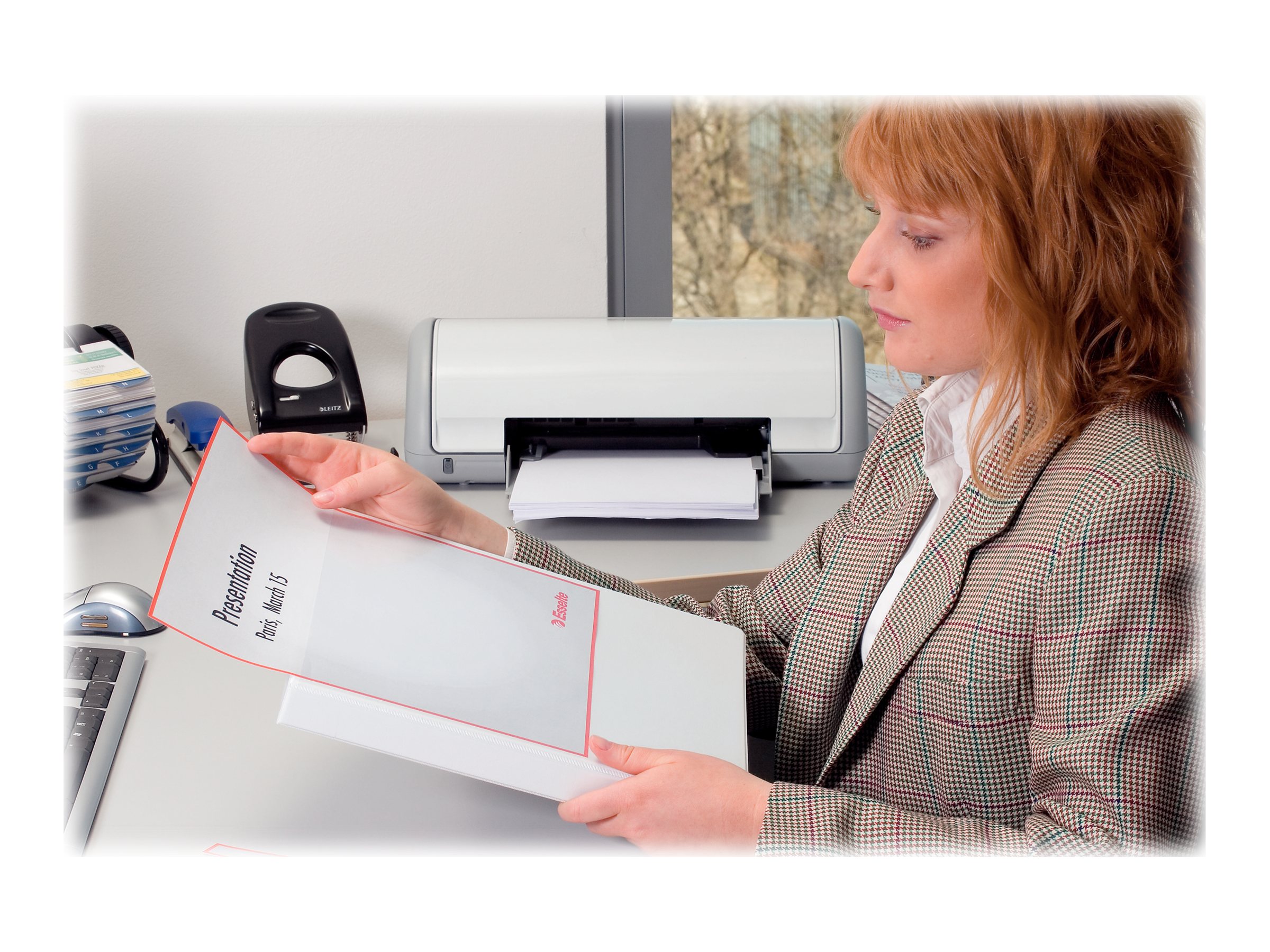 Esselte Panorama Presentation Ring Binder For A4 Capacity 180 Sheets White Esselte Panorama Presentation Ring Binder For A4 Capacity 180 Sheets White