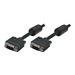 VGA Monitor Cable (with Ferrite Cores), 1.8m, Blac