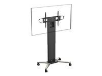 Vision cart - motorised - for flat panel - trolley - matte black