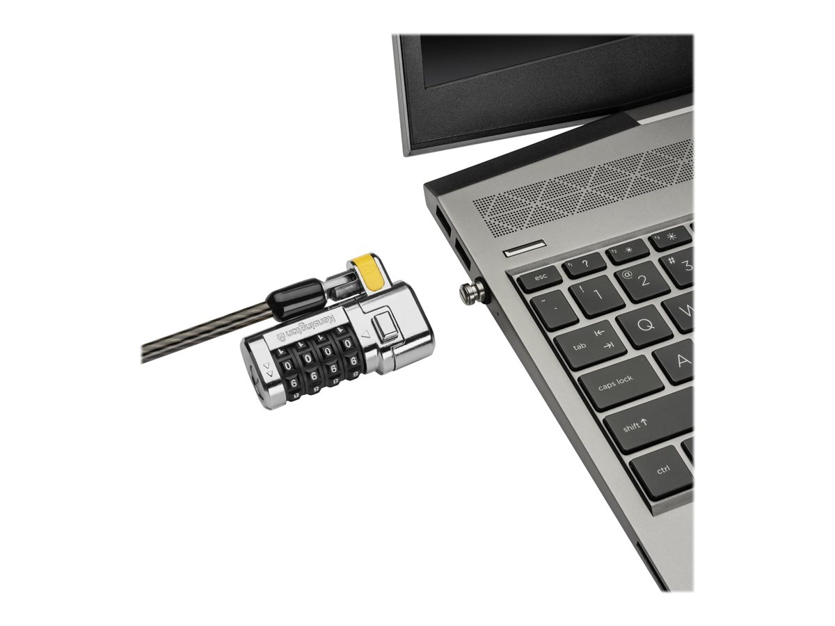 Kensington ClickSafe Universal Combination Laptop Lock - Master Coded - bezpečnostní kabelový zámek – foto 4