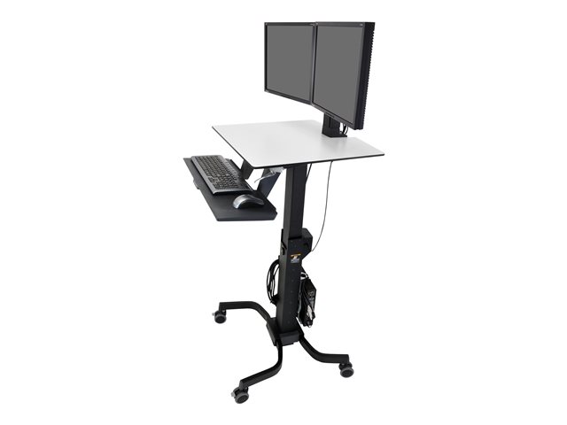 Ergotron Workfit C Dual Sit Standing Workstation Rectangular Grey