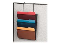 Fellowes Partition Additions Wall file pocket system 3 compartments black