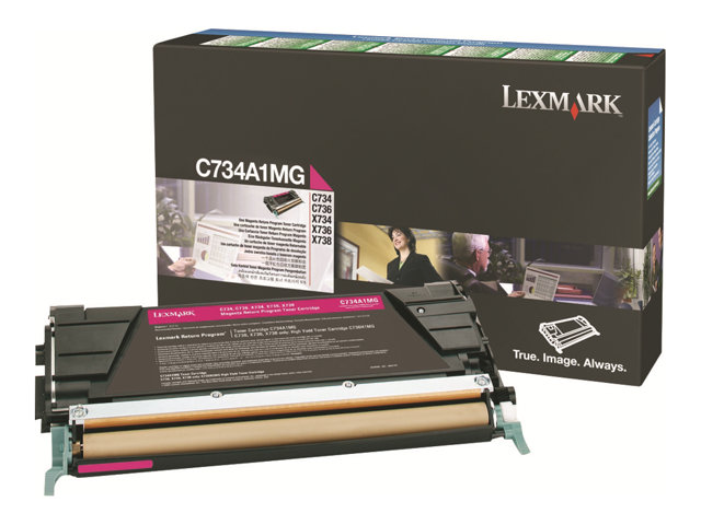 Lexmark - Magenta - original - toner cartridge LCCP, LRP 