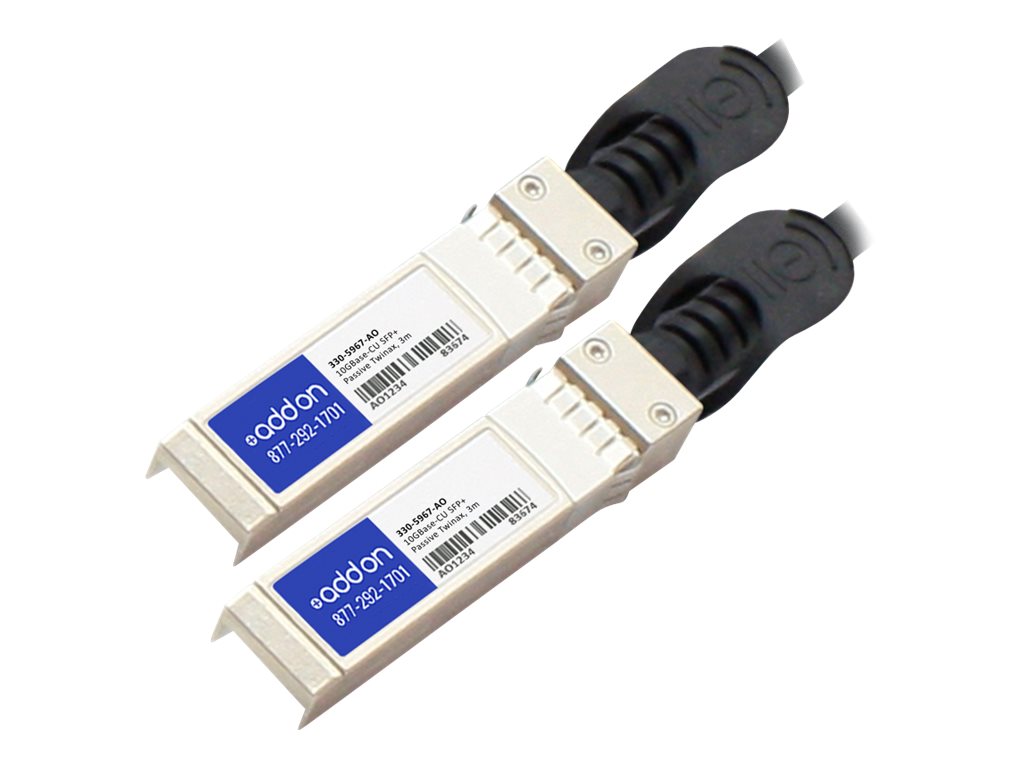 AddOn 3m Dell Compatible SFP+ DAC