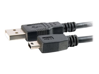 C2G 6.6ft USB A to USB B Cable - USB A to B Cable - USB 2.0 - Black - M/M