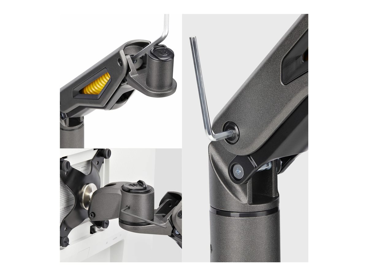 StarTech.com Desk Mount Monitor Arm, Up To 32" Display, C-Clamp, TAA montážní sada - pro obrazovka - černá - kompatibilní s TAA – foto 9