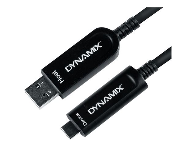 Dynamix USB-C cable USB to 24 pin USB-C 10 Product shot Right-angle 79400