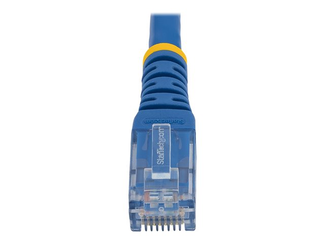 StarTech.com 35ft CAT6 Ethernet Cable, 10 Gigabit Molded RJ45 650MHz 100W PoE Patch Cord, CAT 6 10GbE UTP Network Cable with Strain Relief, Blue, Fluke Tested/Wiring is UL Certified/TIA - Category 6 - 24AWG (C6PATCH35BL)