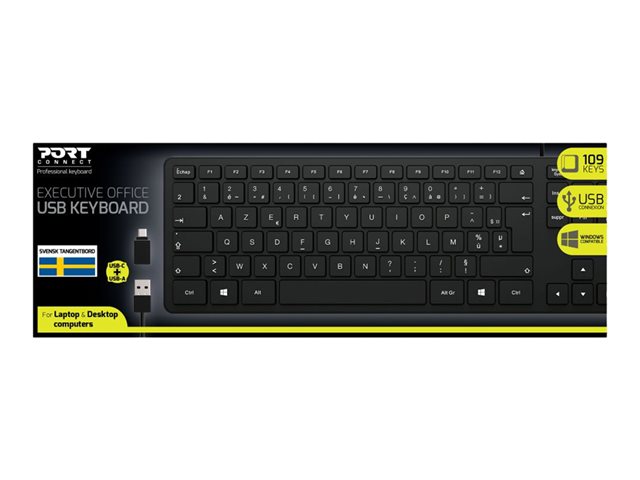 PORT DESIGNS Office Keyboard Exec SW