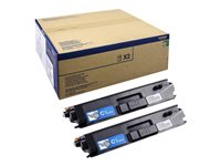 Brother TN900C - 2-pack - cyan - original - toner cartridge