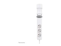 Neomounts - power strip - USB-C + USB-A - 3680 Watt - with Clamp Desk Mount
