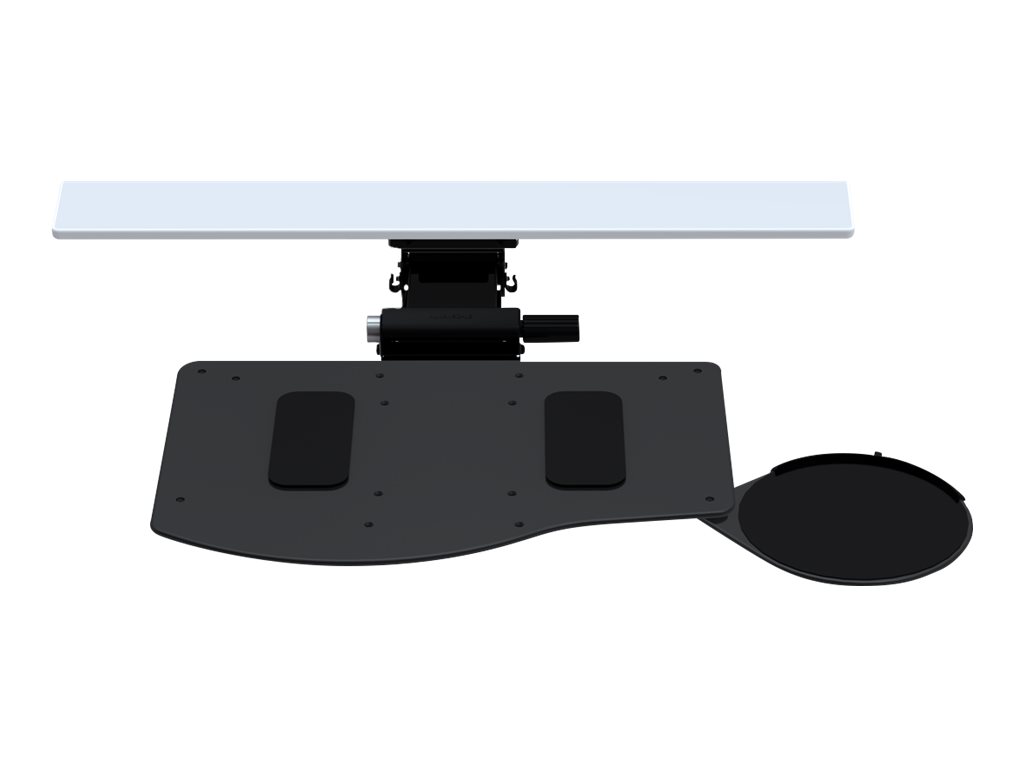 Humanscale 6G - Mounting kit (6G Standard Black Mechanism, combo keyboard platform, 8" swivel right mouse platform, 19" gel with synthetic leather cover palm support, track 22")