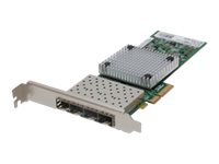 LevelOne GNC-0124, network adapter, PCIe x4, 1000Base-LX/1000Base-SX x 4
