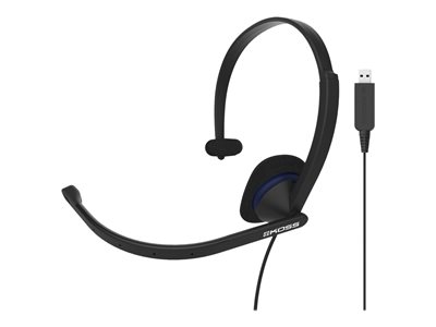 SINGLE SIDED MULTI MEDIAHEADPHONE USB ELECTRET