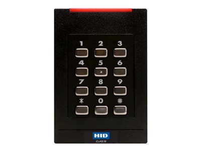 HID iCLASS SE RK40 Access control terminal wired Wiegand black, green fl