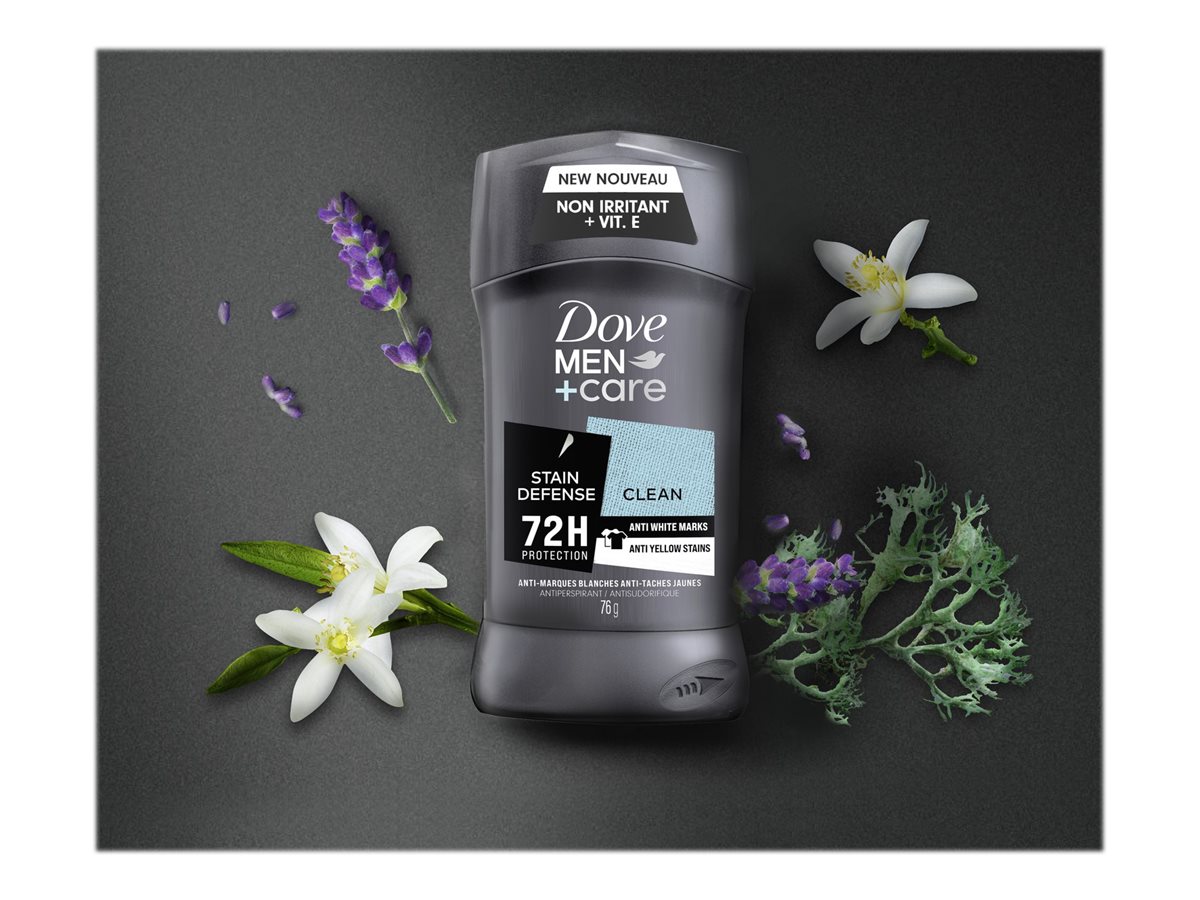 Dove Men+Care Stain Defense Clean Antiperspirant Stick 76g