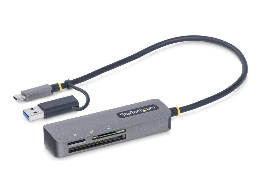 StarTech .com Lecteur de Cartes Mémoire Multi-Média USB 3.0, SD/microSD/CF