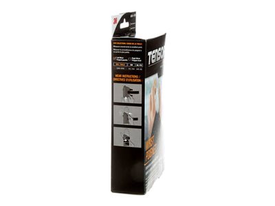 Tutore Per Polso Elastic Stabilising - Fascia Di Supporto Con Stecca In Alluminio - Per Distorsioni E Sforzi - Colore Nero, Taglia Large, Polso Sinistro