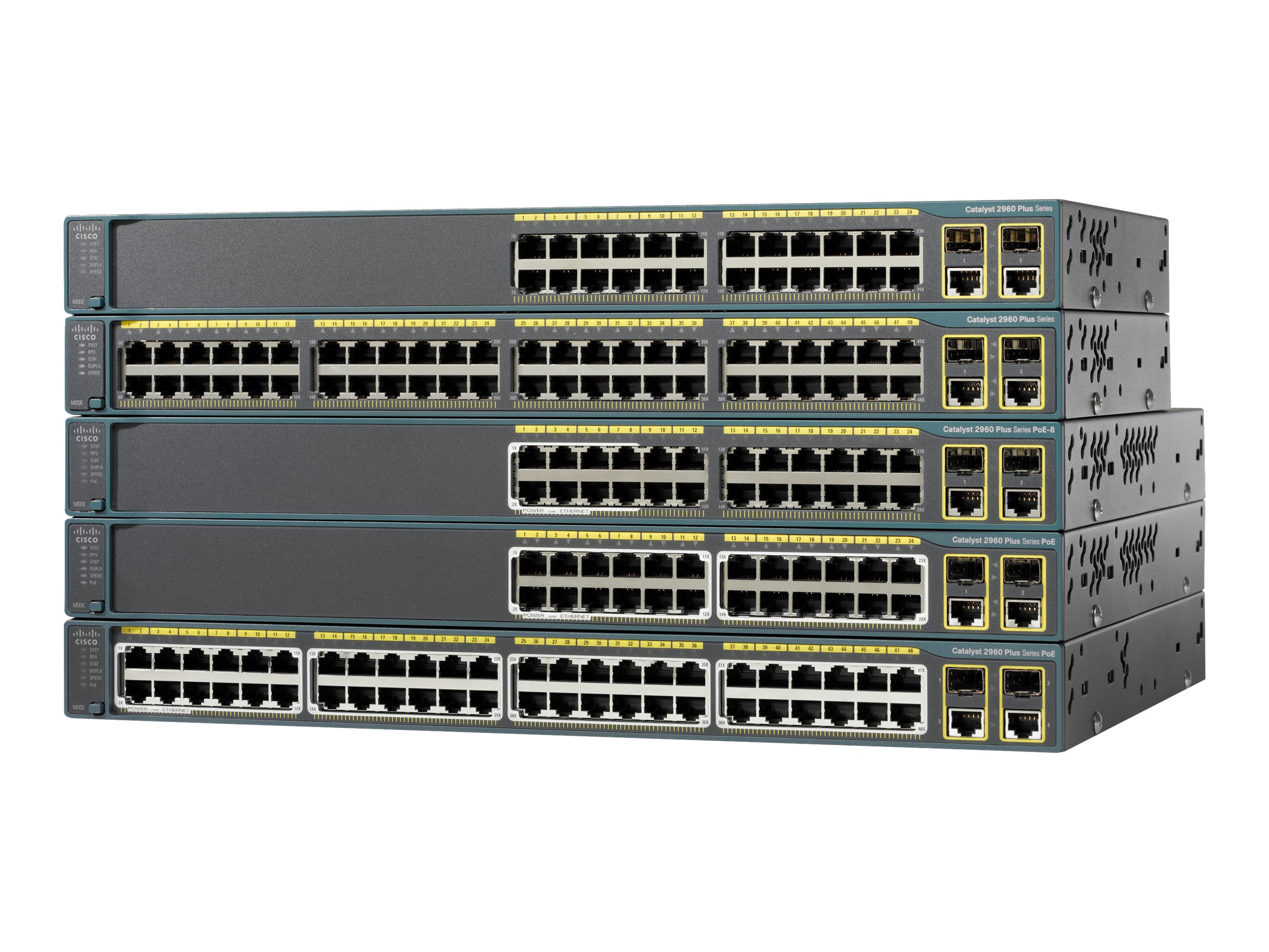 CISCO Cat2960Plus48 10/100PoE+2 1000BT+2
